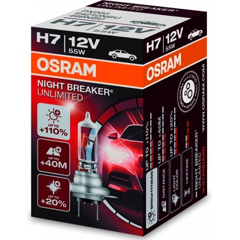 Osram Night Breaker Unlimited H7 PX26d 12V 55W
