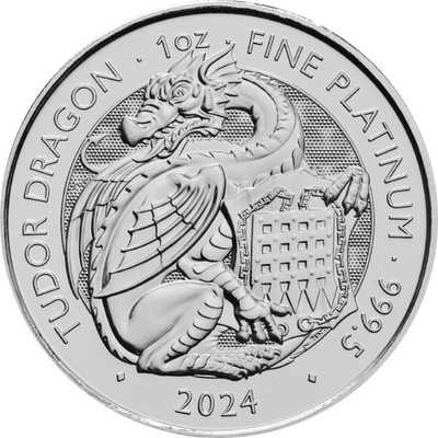 Royal Tudor Beasts Platinová mince Tudor Beasts - Dragon 2024 1 oz