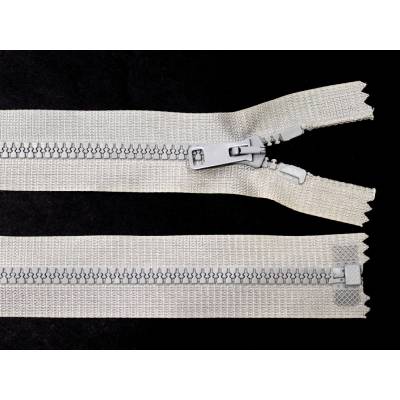 Kostěný zip no.5 rozepínací 35cm bundový color: 709 holubí šedá