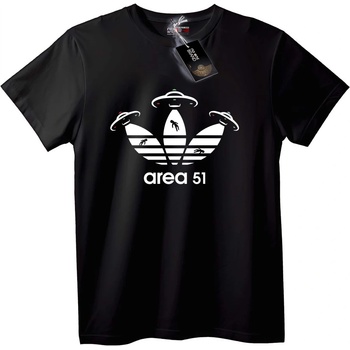 NOONEBRAND Тениска Area 51 НЛО - M, White