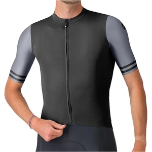 Castelli Мъжка фланелка с къс ръкав за колоездене Castelli Prologo Lite 2 Jersey Cycling jersey - Black (056-3891-0114)