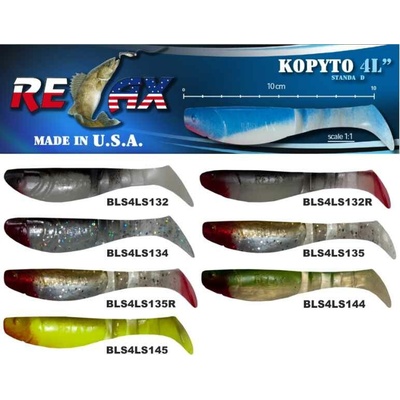 RELAX kopyto nástraha na přívlač RK4-L 10 cm 10 ks 3620