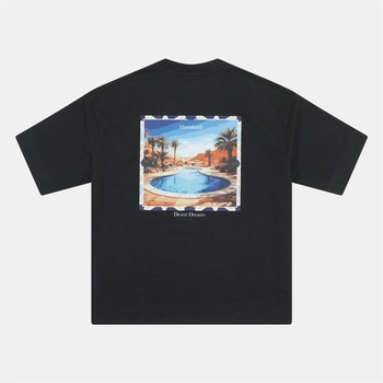 Rose London Тениска Rose London Desert Dreams T-shirt - Black