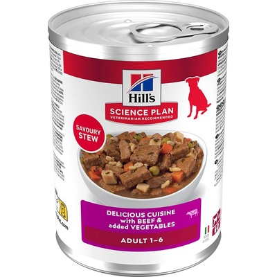 Hill's Консерва Hill's Science Plan за възрастни кучета с говеждо и зеленчуци 363 г