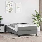 vidaXL Матрак покет пружини, за деца, средна твърдост, тъмносив, 80x160 см, текстил (4016536)
