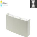 VITO LED ФАСАДЕН АПЛИК 3231120 BINO-3 6W SMD 3xCCT 16x10см IP65 БЯЛ (3231120)