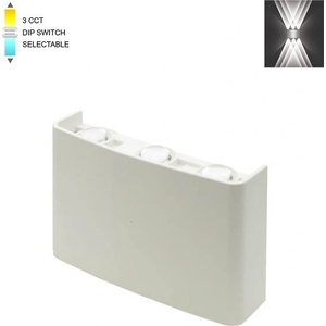 VITO LED ФАСАДЕН АПЛИК 3231120 BINO-3 6W SMD 3xCCT 16x10см IP65 БЯЛ (3231120)