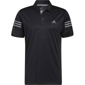 Image 1 of Adidas Мъжка блуза с яка Adidas 3 Stripe Polo Shirt Mens - Black