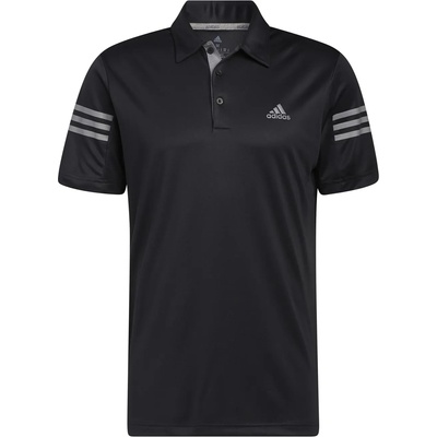 Adidas Мъжка блуза с яка Adidas 3 Stripe Polo Shirt Mens - Black