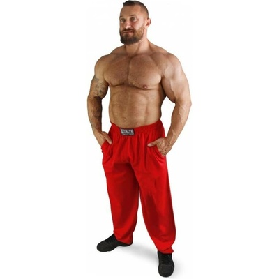 Bizon Gym tepláky červená