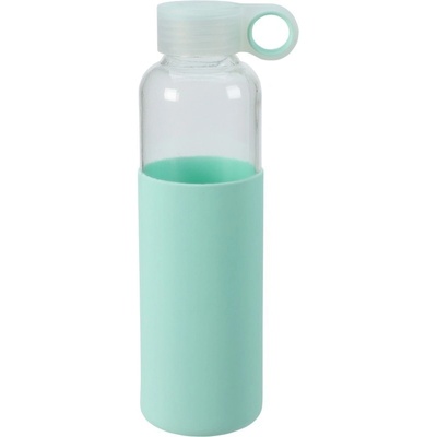 EXCELLENT Fľaša na nápoje sklenená s obalom 550 ml