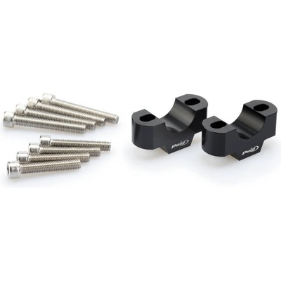 Zvýšení řidítek PUIG 3740N černý height 20mm, d 29mm