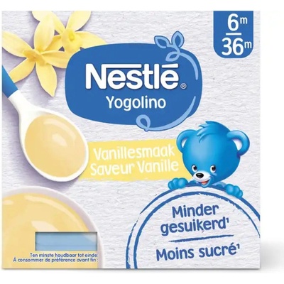 Nestlé Yogolino Mléčný dezert s příchutí vanilky 4 x 100 g – Hledejceny.cz