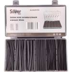 SILVER Термосвиваеми шлаухи черни комплект 196 бр. 8 размера 67445 (s11372)