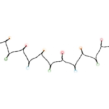 MagicHome Vonkajšia svetelná reťaz Ceibo 48 LED multicolor 8 funkcií časovač na baterky L-3,50 m