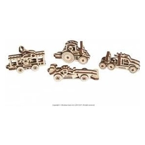 UGears U-Fidgety Automotive Mechanical Folding Toys 4 Pcs