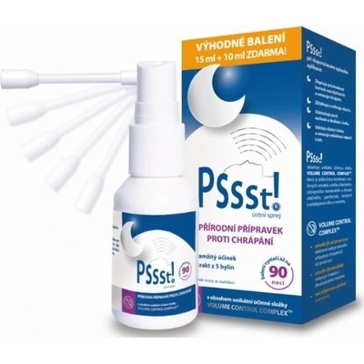 Pssst!! ústní sprej proti chrápání 25 ml – Zbozi.Blesk.cz