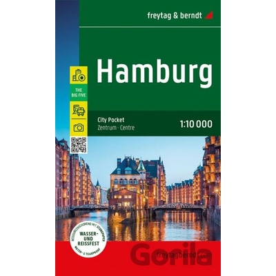 Hamburk 1:10 000 / mapa města - freytag&berndt