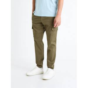 Celio Мъжки товарни панталони в цвят каки Celio Dolyte Celio | Zelen | МЪЖЕ | 30/32
