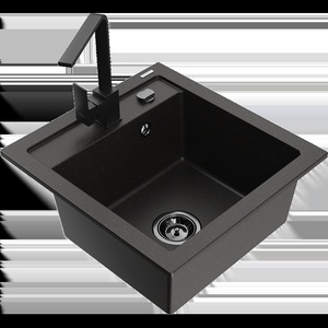 Mexen Vito гранитна мивка с 1 отделение с кухненски смесител Rita, (6503-75-670300-70-B)