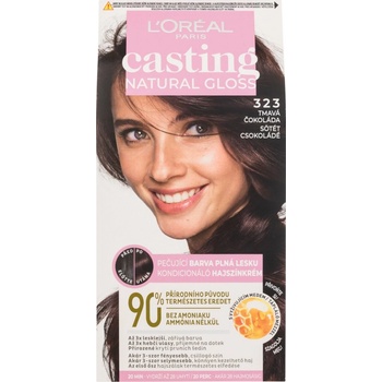 L'Oréal Casting Natural Gloss 323 Tmavá čokoláda