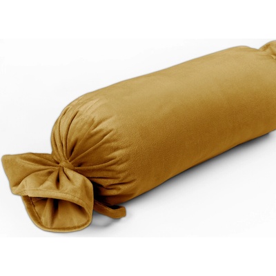 Biante Sametový polštář válec bonbon Velvet Premium SVP-047 Hořčicový 15x80 – Hledejceny.cz