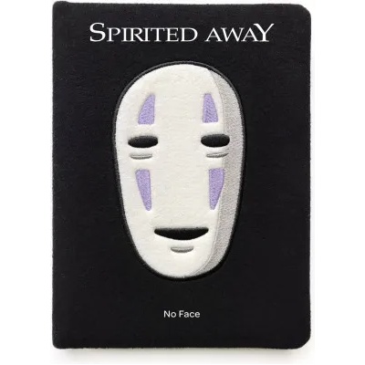 Chronicle Books Spirited Away: No Face Plush Journal | Studio Ghibli