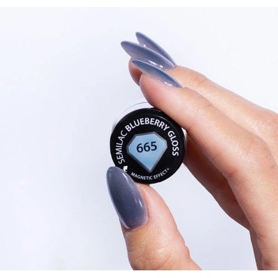 Semilacgél lak 665 Blueberry Gloss 7 ml