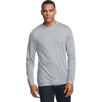 Van Heusen pánské světle tričko s dlouhým rukávem šedá šedé