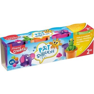 Ikonka Creativ plastová hmota 4x114g 4ks.