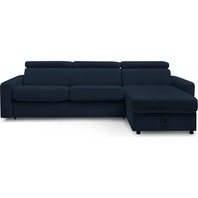 Bobochic Тъмносин разтегателен ъглов диван (променлив) Monaco - Bobochic Paris (WT-LUZZ-NRPU-W_1 P1245 N.CZ)