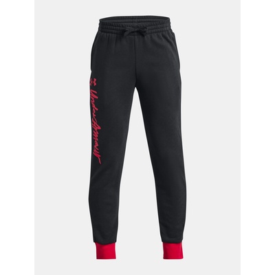 Under Armour Момчешки спортни панталони Under Armour UA Rival Fleece Script Jgrs Under Armour | Cheren | Момчешки | 122