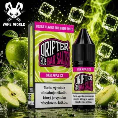Juice Sauz Drifter Bar Salts Sour Apple Ice 10 ml 20 mg