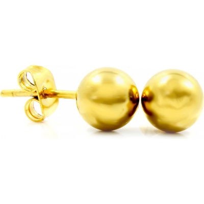 BRUNOshop.cz Náušnice KULIČKA gold 0,6 cm S0602