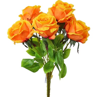 KYTICA RUŽA ČAJOVÁ ORANŽOVÁ 40CM