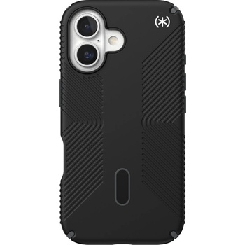Speck Калъф Speck Presidio2 Grip, MagSafe, ClickLock, за iPhone 16, Black (24749)
