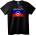 NOONEBRAND Тениска с флага на Juneteenth - 6XL, Black
