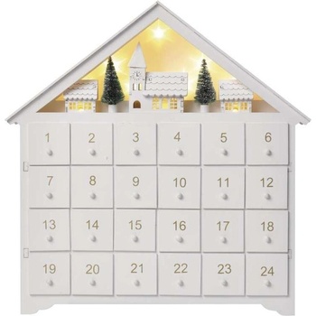 EMOS Lighting DCWW02 LED adventný kalendár drevený
