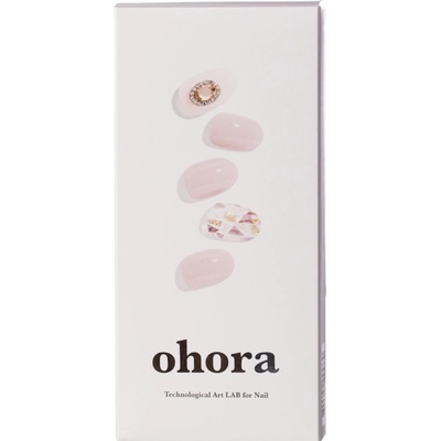 Ohora Semicured Gel Nail Audrey Hybridné samolepky na nechty 30 ks