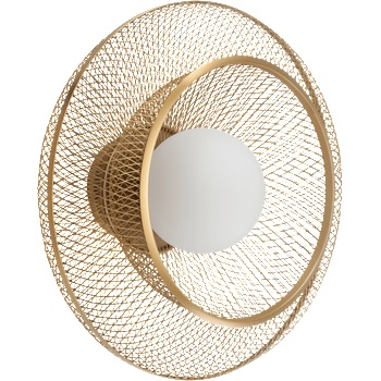 UMAGE Faraday Up Таванна лампа или аплик 45, 3 см, матиран месинг (2198)