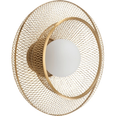 UMAGE Faraday Up Таванна лампа или аплик 45, 3 см, матиран месинг (2198)