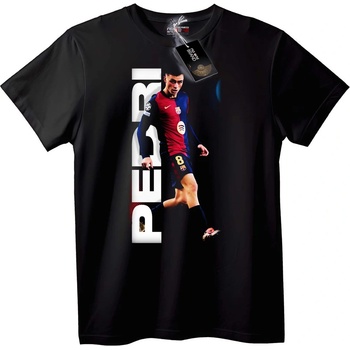 NOONEBRAND Тениска Меси Барселона 8 - XL, Black
