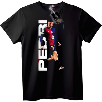 NOONEBRAND Тениска Меси Барселона 8 - XL, Black