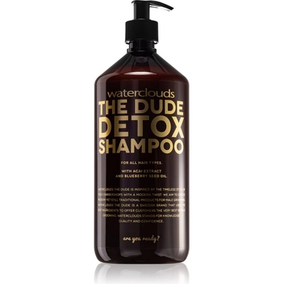 Waterclouds The Dude Detox Shampoo дневен детоксикиращ шампоан 1000ml