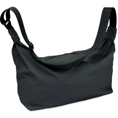 Nylonová crossbody taška čierna