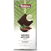 Torras Horká čokoláda so stéviou 100g