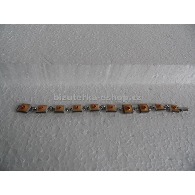 Bizuterka-eshop.cz s kamínky oranžový BZ-03329