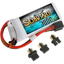 Gens ace Soaring 1000mAh 11.1V 30C 3S1P Lipo Battery Pack with EC3/XT60/T-plug GEA10003S30T3