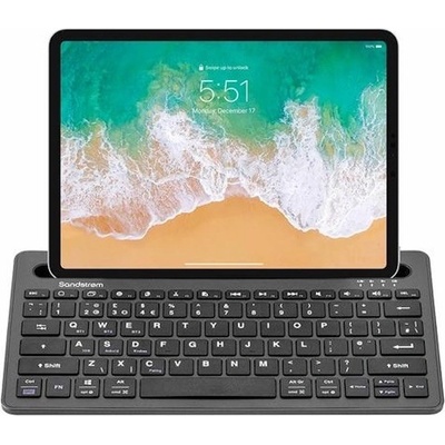 Sandstrom Безжична клавиатура за таблети и мобилни устройства с Bluetooth - Sandstrom Multi-Device Rechargeable Bluetooth Keyboard US (черен) (SBTTLKB25)