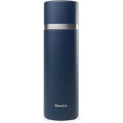 Qwetch Termoska s pohárom modrá 750 ml